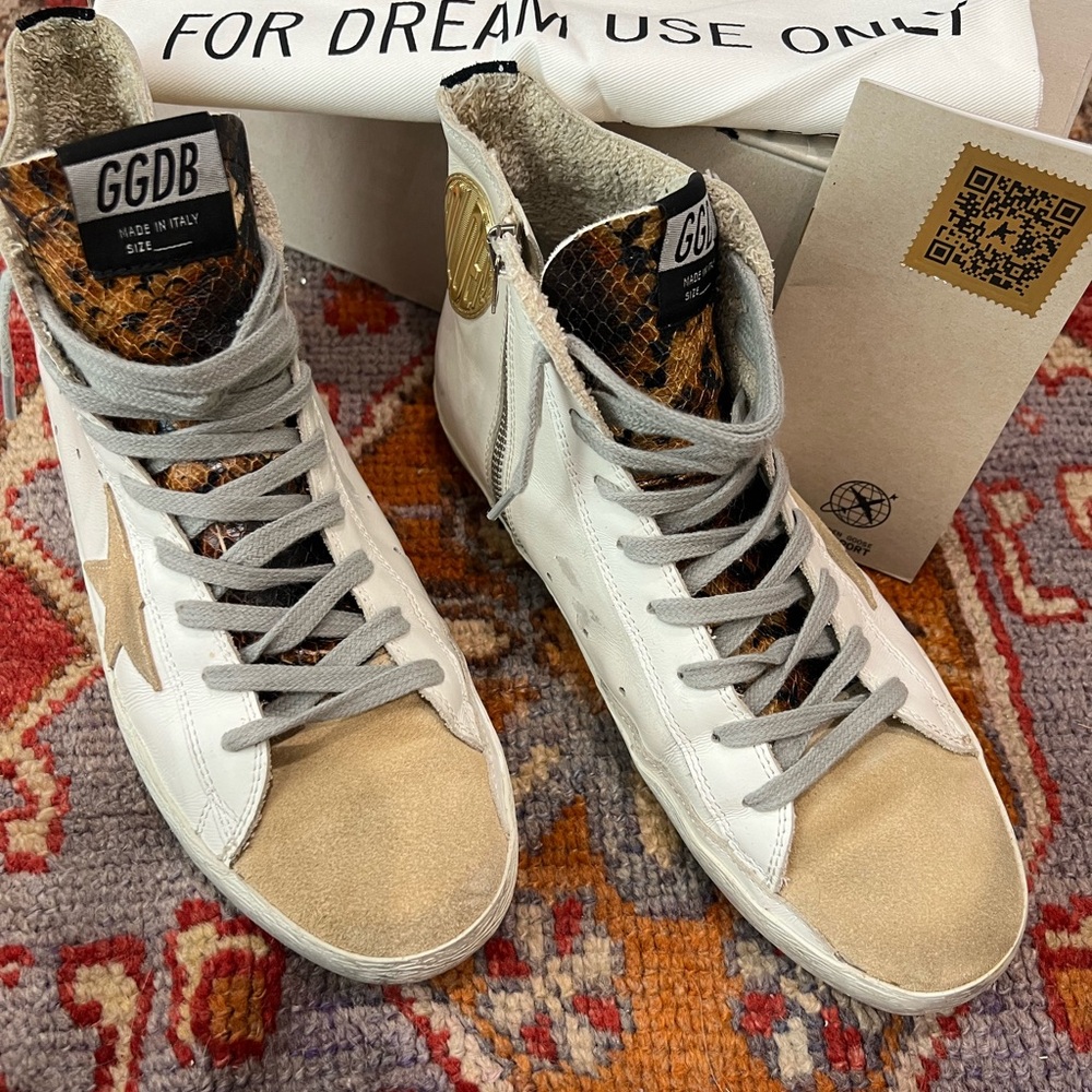 Golden Goose Deluxe Brand High-Top Sneakers